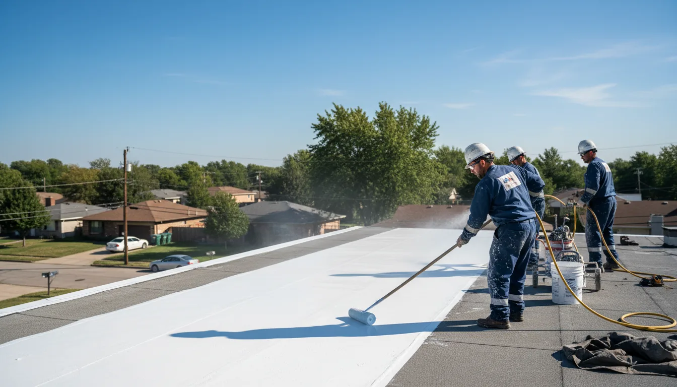 Commercial roof coating in Porter Ranch, CA near me